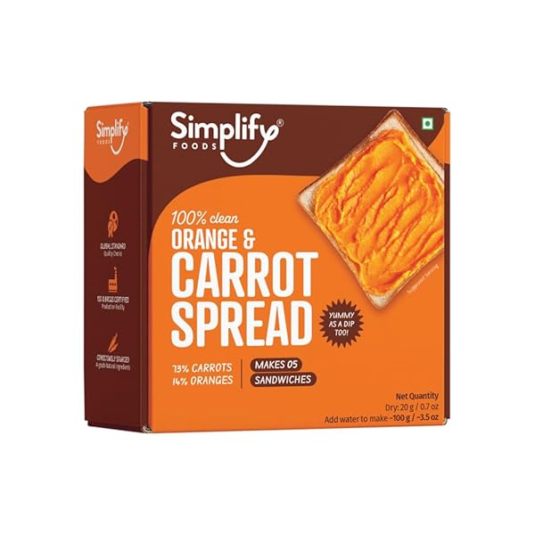 SIMPLIFY ORANGE & CARROT DRY SPREAD – (PACK...