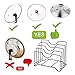 Pot Lid Holder,Lid Organizer,Pot Lid Rack Storage,Pan Lid Cover Cabinet Pantry Holder Rack Organizer, Multifunctional Kitchen Cookware Chopping Board Organizer Storage Rack (10.23x6.29x8.66 IN)