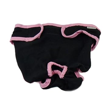 Pet Dog Puppy Physiological Sanitary Pant Diaper Underwear (Black, XL)