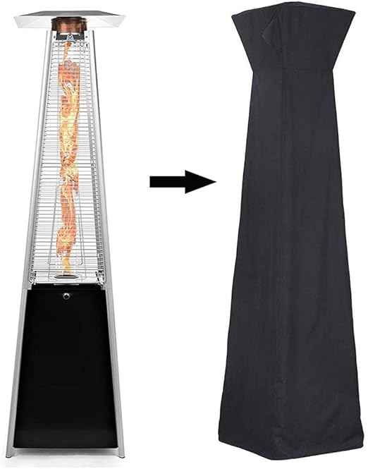Mitef Heavy Duty Outdoor Pyramid Torch Stand Up Patio Heater Cover