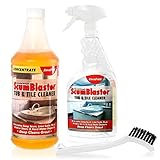 ForceField ScumBlaster: Soap Scum Remover, Tile and Grout Cleaner, Hard Water Stains, Mildew and Rust, Industrial Strength