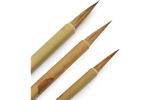 Wancetang Chinese Calligraphy Painting Brush Set of 3 Professional Chinese Art sumi Brush Set