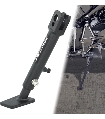 Adjustable Aluminum Kickstand For CBR1000RR Motorcycles 2008-2025 - Black Powder Coated