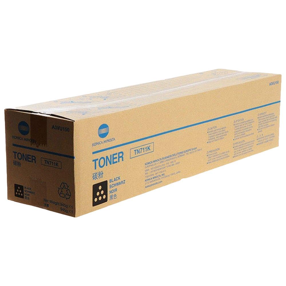 MINOLTA QMS TN711K Original Toner for Konica Bizhub "C654" Black