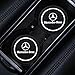 Fujun Upgraded 2 Pcs 2.75 inch Car Interior Accessories Anti Slip Cup Mat for Mercedes-Benz, fit for S Series, E Series, C Series, W Series, A Series, etc All Models