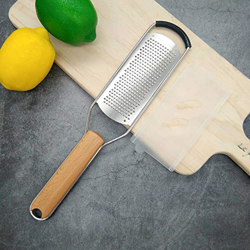 image for ONESWI Upgrade Zester Grater & Cheese Grater - Parmesan Cheese, Lemon,