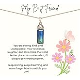 ZEWAR Rose Gold Sterling Silver Cubic Zirconia Necklace,Blue Crystal Pendant,Graduation Gifts, Friendship Necklace, Necklaces for Women, Mothes Day Gifts, Valentines Day Gift