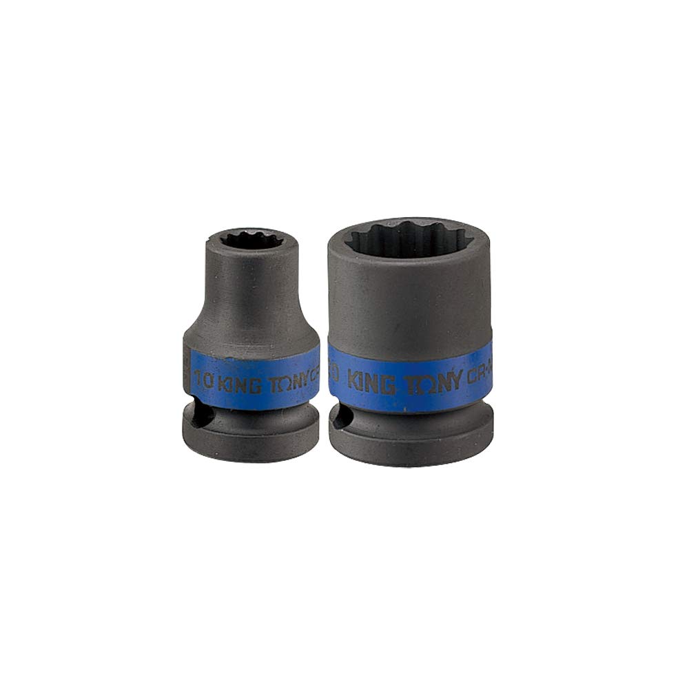KING TONY 653035M Socket De Impacto 3/4" Bi-Hexagonal 35mm for DIYers & Professionals, Ideal for Repair and Installation tasks, 35mm