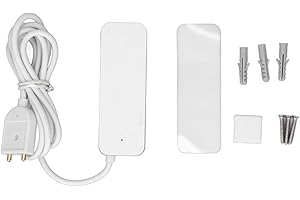 Water Level Sensor Alarm Smart Water Leak Detector with WiFi APP Remote Control for Toilet Sump Pump Water Heater ABS Materia