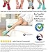 5-Toe Moisturizing Cracked Heel Socks - Treat Your Dry Feet Fast. Best Pain Relief from Cracking Foot Skin with These Gel Infused Moisturizer Sleeves for Women and Men (2 Pairs)