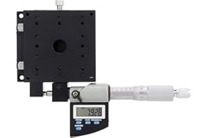 SEMX80-AS X Linear Stage 80x80mm 0.001mm Micrometer Manual Precise Linear Translation Stage Platform Digital Displayed Linear