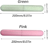 CCLKHY Toothbrush Case 2 Pcs Travel Case Cover Portable Storage view 2
