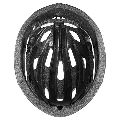 uvex Race 7 - sicherer Performance-Helm für Damen und Herren - individuelle Größenanpassung - extra Aufprall-Schutz - Black - 56-61 cm 7