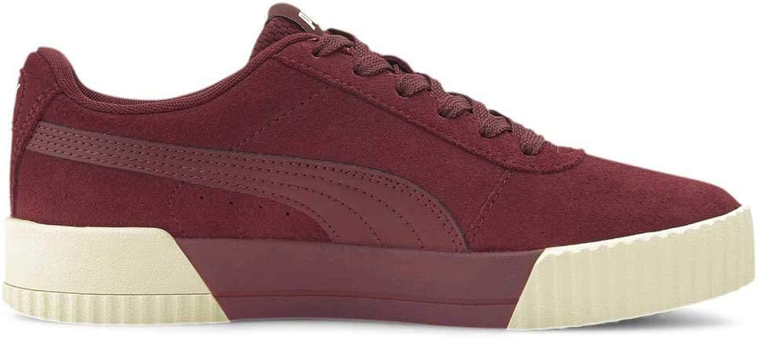 puma carina suede ladies trainers grey