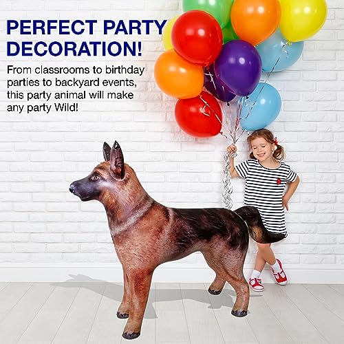 Jet Creations Inflatable German Shepherd Dog, Realistic Farm Animal