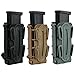 IDOGEAR Mag Pouch Pistol Magazine Pouches 9mm Softshell Adjustable Universal Mag Carrier .40 S&W .45 ACP with Belt&MOLLE Clips