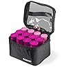 Conair Instant Heat Compact Hot Rollers w/Ceramic Techology; Black Case with Pink Rollers