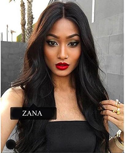 ZanaWigs Brazilian Hair Lace Front Wigs for Black Women Glueless Human Hair Wigs with Baby Hair