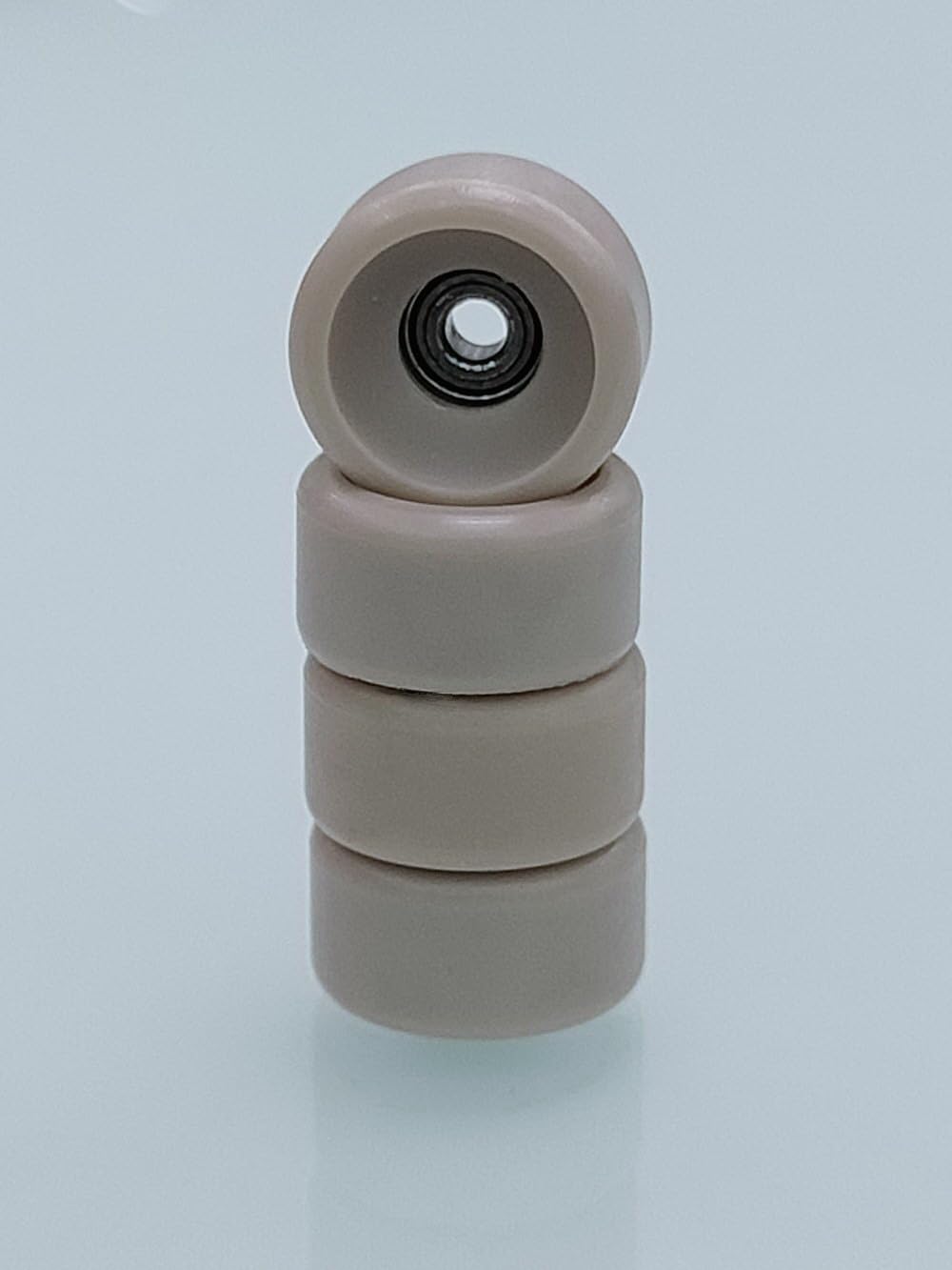 Leefai Pro Fingerboard Wheels Handmade Peek finger Skateboard Wheel- Durable Outdoor Street Bowl big Size Wheels- Measure 8.5x5.0mm