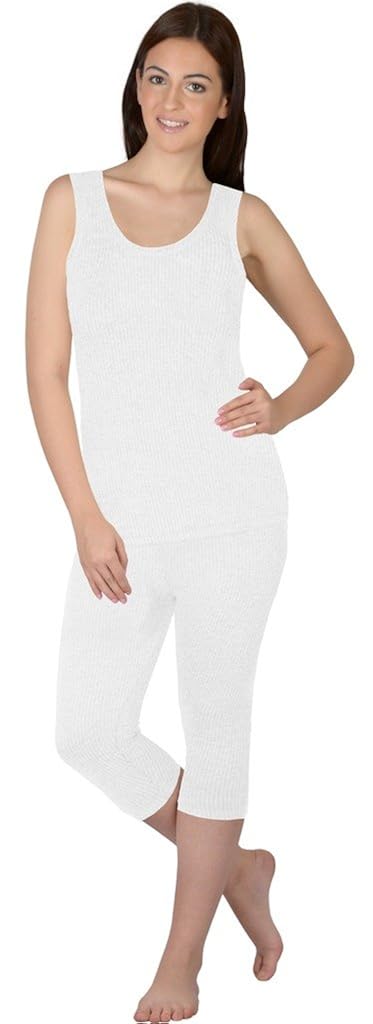 selfcare women's thermal top & pyjama set