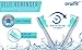 Generic Philips Sonicare Toothbrush Heads Replacement - Compatible for HX6014 HX6013 ProResults PowerUp Essence+ DiamondClean HealthyWhite+ Flexcare+ - 4 pcs with Nylon Bristles for Gum Plaque Control