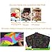 Mseeur Scratch and Sketch Art Papers, Scratch Art Rainbow with Two Stylus and Four of The Rulers