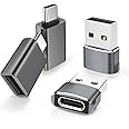 Elebase USB Flash Drive Adapter to USB C 4-Pack,Type C Flash Drive Adapter,Thunderbolt 4 to Type A OTG Converter for Apple iPhone 16 15 Max,MacBook Pro/Air,Mac,iPad Pro,Samsung Galaxy S24,PC,iWatch 10