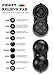 Innovatory Fidget Cube - Fidget Pad New Version Fidget Hand Shark Toy Relieves Stress for Adults and Children (Black-black)