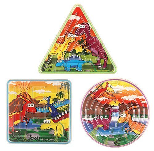 6 X Dinosaur Maze Puzzle