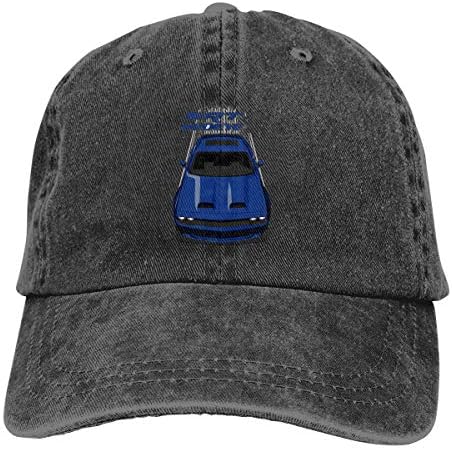 FJHY Challenger Hellcat Redeye - Blue Distressed Adjustable Dad Hat Washed Vintage Unisex Ladies Baseball Hats Black