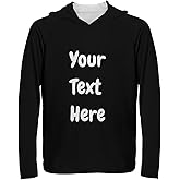 Custom Unisex UV Shirts Sun Protection Hoodie For Men Women, Personalized Your Own SPF 50+ Shirt For Fishing Hiking Outdoor