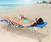 Ostrich 3-in-1 Deluxe Beach Chair in Blue