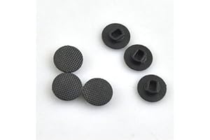JOWXSX 4 Pcs Black Analog Joystick Stick Button Controller Cap Thumbstick Cover for Fat PSP 1000 PSP 1001, Sony PSP Accessories