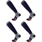 Odtmger Compression Socks (2/3 Pair) for Men and Women 20-30 mmHg Regular and Plus Size Compression Scoks:Size S-7XL