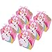 MORDUN 24 Unicorn Party Favor Bags Thank You Tags Included- Goodie Bags, Kids Birthday Party, Baby Shower, Rainbow, First Birthday, Treat Bag- Pink
