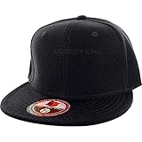 Pit Bull Plain Colors Flat Bill Visor Fitted Hat Baseball Cap (25+ Colors 9 Sizes)