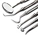 Dental Tools 8Pcs, MOTYYA Teeth Cleaning Tools kit Professional Tooth Hygiene Stainless Steel Dental Picks Oral Care set to Remover Tartar, tooth scraper,Mouth Mirror,Tooth Scaler home use
