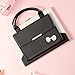 GEMWON Case for iPad mini 1/2/3/4, Cute Handbag Case for Women,Protective PU Leather Three Angles Holder Cover with Auto Sleep/Wake Function for iPad mini 1/2/3/4 - Black