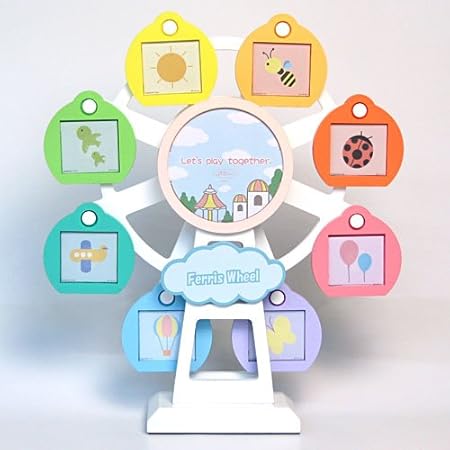 Amazon Co Jp オルゴール付 観覧車フォトフレーム ホーム キッチン