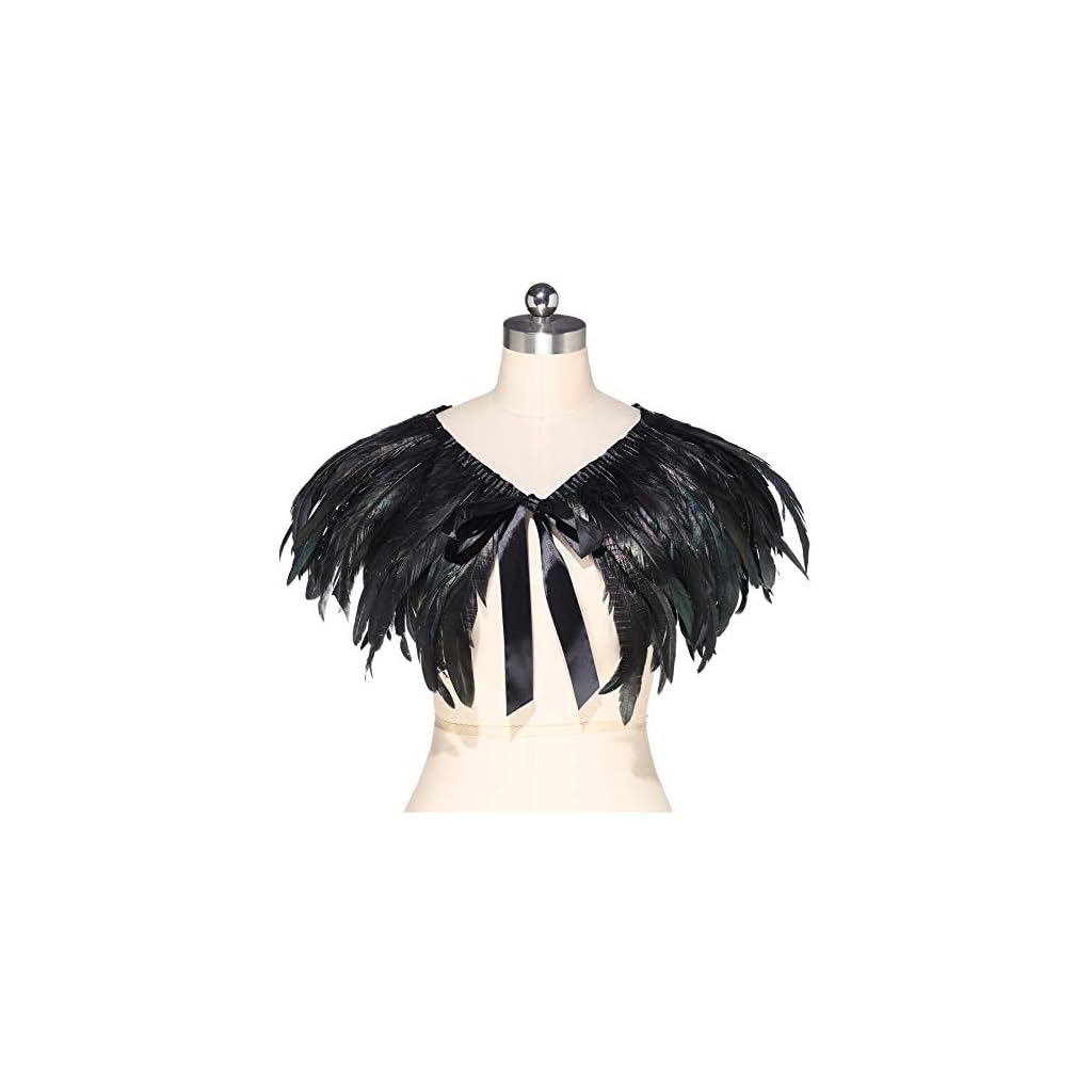 1920s feather shawl