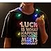 YIISUN LED Light Up Christmas Bulb Necklace Halloween Lights String Light Party Favors (Pack of 2)