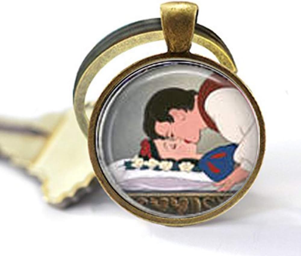 bab Snow White & Prince Charming Earrings Keychain
