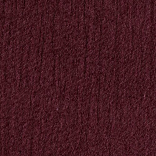 Ben Textiles Inc. Island Breeze Gauze Burgundy Fabric By The Yard