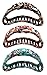 Fashion & Lifestyle 3 Pack 4-inch Large Hair Claws Jaw Clips for Women and Girls - Pretty Strong Clamp Non-Slip Barrettes Hair Updo Grips Bath Accessories for Thick Hair