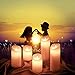 Etronic Real Wax 3D Dancing Flame Flickering Flameless Battery Powered LED Pillar Dripless Motion Candle, 3
