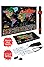 Scratch Off Map Of The World / United States USA , Scratchable Travel Wall Art , Large World Map Poster , Travel Tracker w/ US State & Country Flags – Memory Stickers , Magnifier & Scratch Art Tool