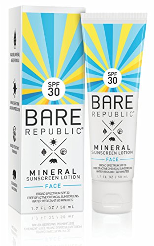 Bare Republic Mineral Face Sunscreen Lotion SPF 30 1.7oz