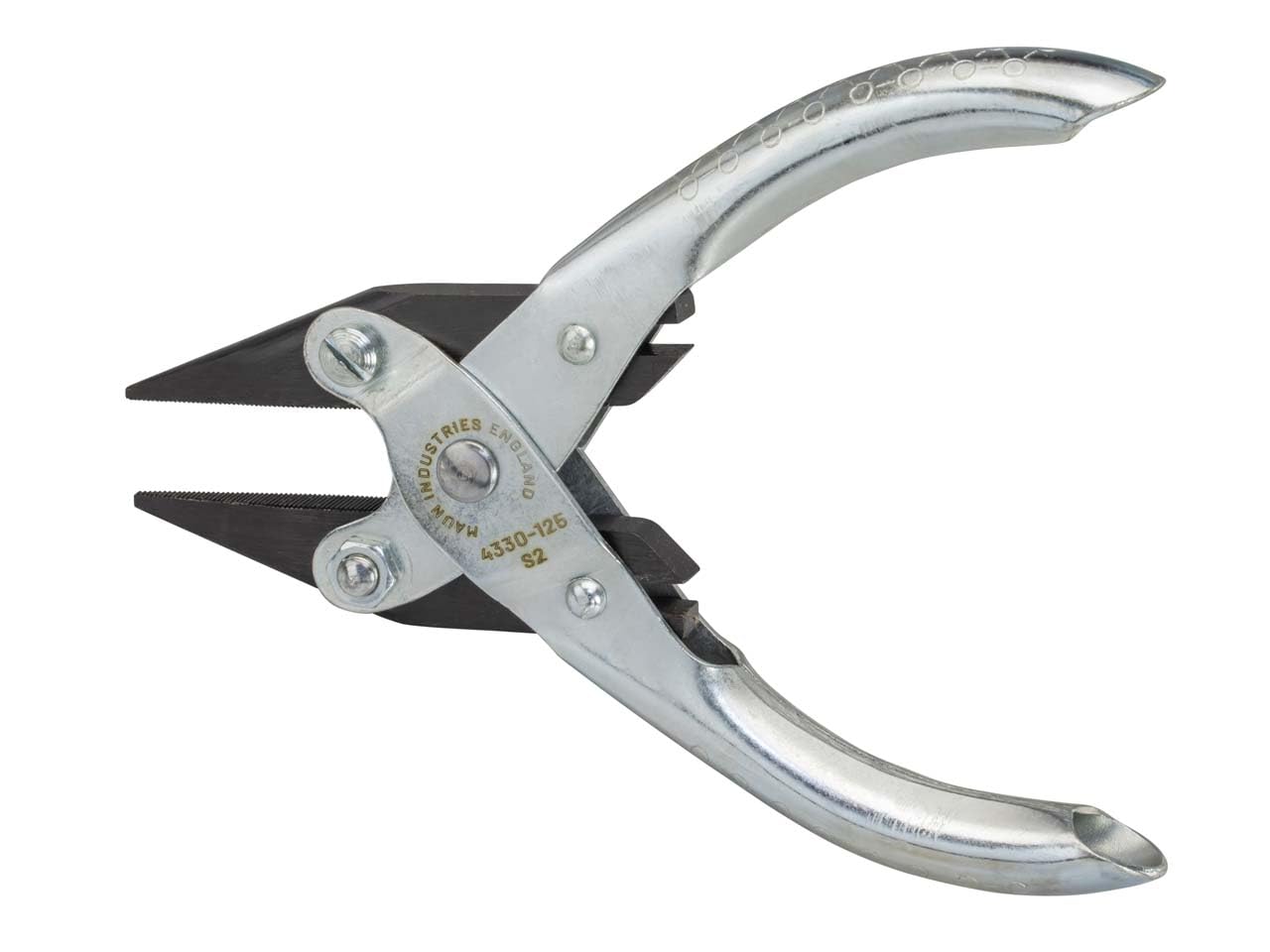 Maun 4330 125 Snipe Nose Plier Serrated Jaw 5in