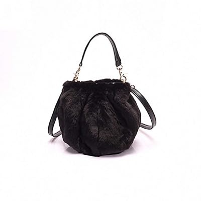 Winter Fashion Women's Faux Fur Round Shoulder Bag Zambia Ubuy