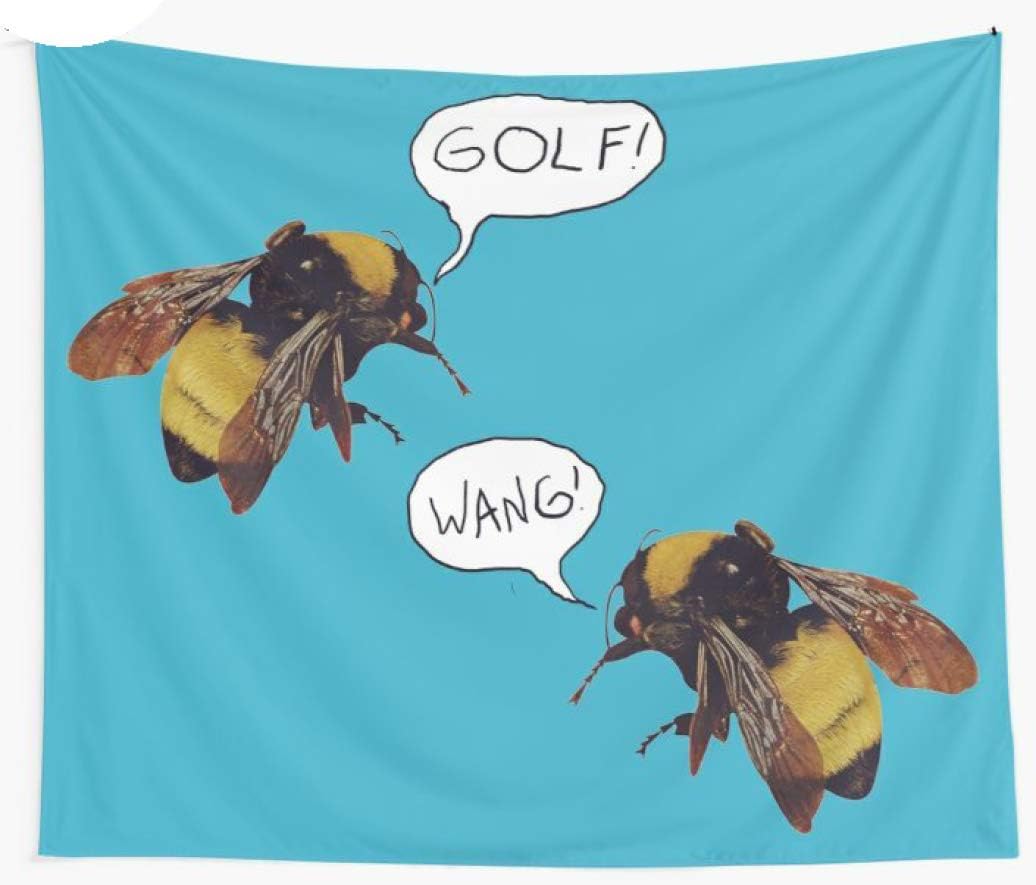 Vic Gray Tapestry Golf Wang Scum Bees Beach Towel Throw Picnic Yoga Mat Home Decoration Wall Cover